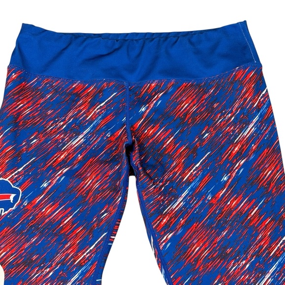 NFL Team Apparel Buffalo Bills Logo Static Rain Leggings Size M #2022 GO BILLS! - Picture 3 of 6